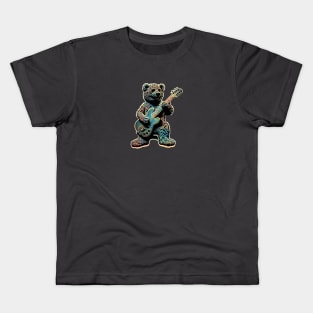 Deadhead Bear - Original Artwork Kids T-Shirt